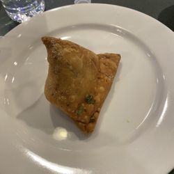 1 of 2 samosas