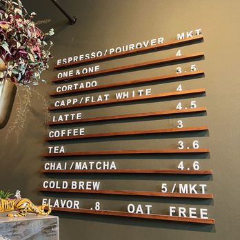 Two Tigers - menu - Coffee & Tea Near Me - Columbus, Ohio
