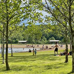 Salt Fork State Park - Swimming area around 5:00 PM on Memorial Day.