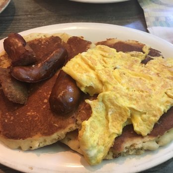 Tom's - 2 by 2 by 2 special with sausage and scrambled eggs - Diners Near Me - Brooklyn, New York Tom's - 2 by 2 by 2 special with sausage and scrambled eggs - Diners Near Me - Brooklyn, New York