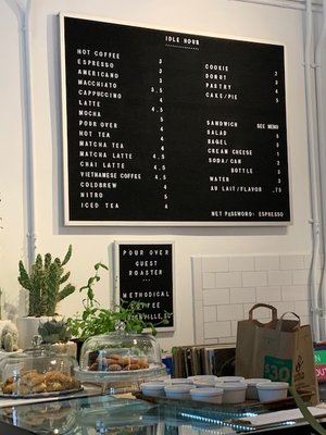 Menu photo 2 Idle Hour Coffee Raleigh, NC