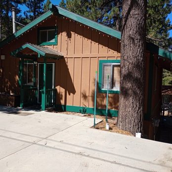 West Coast Painting - Changed the light yellow decking and trim to match the rest of the light brown and green - Painters Near Me