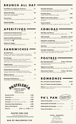 Menu photo 6 Chocobar Cortés San Juan, PR