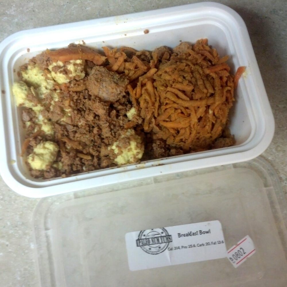 Paleo Num Yums - Breakfast Bowl, guess you just supposed to know how long to heat it for. - Food Delivery Services Near Me - Martinez, Georgia