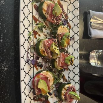 Red Cow St. Paul - Ahi Tuna Crisp - substitute the crisp for cucumber - Burgers Near Me - St Paul, Minnesota Red Cow St. Paul - Ahi Tuna Crisp - substitute the crisp for cucumber - Burgers Near Me - St Paul, Minnesota