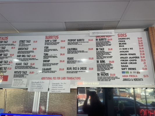 Menu photo 2 Pierpont Tacos Ventura, CA