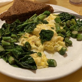 Al's Breakfast - Two egg scramble with spinach and asparagus. - Diners Near Me - Minneapolis, Minnesota