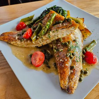 Chloe's Bistro - Branzino with capers - Italian Near Me - Boca Raton, Florida Chloe's Bistro - Branzino with capers - Italian Near Me - Boca Raton, Florida