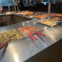 Hot items on buffet