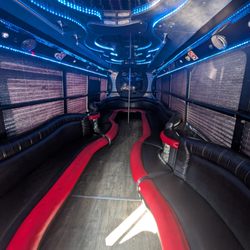 All Cities Limousine - Inside Party bus