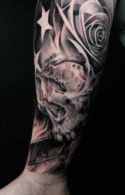 Black & Grey - Private studio by award winning tattoo artist and multimedia designer, Adam Williams. He specializes in black and grey realism, geometric, fine line and ornamental tattoos, all with a clean and calming environment. Black & Grey - Private studio by award winning tattoo artist and multimedia designer, Adam Williams. He specializes in black and grey realism, geometric, fine line and ornamental tattoos, all with a clean and calming environment.