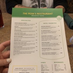 The Peaks Restaurant & Lounge - Breakfast 2/16/19