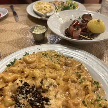 Frugatti's - Theresa 's Favorite Tortellini and Applewood Smoked Bacon Wrapped Asparagus - Italian Near Me - Bakersfield, California