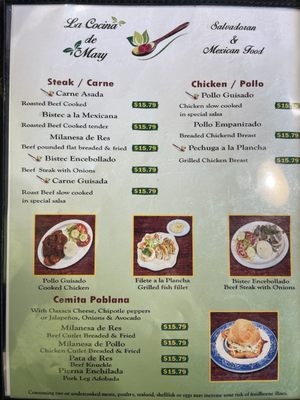 Menu photo 1 La Cocina De Mary Shawnee, KS