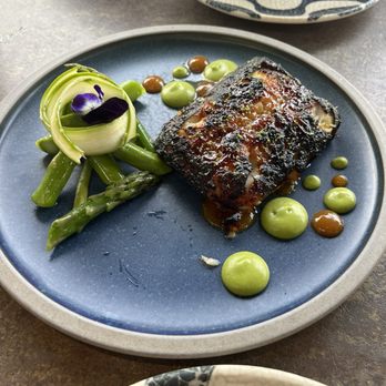 SUSHISAMBA Covent Garden - Miso Cod with asparagus - Sushi Bars Near Me - London, XGL