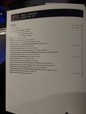 Menu photo 3 IPIC Fort Lee Fort Lee, NJ Menu photo 3 IPIC Fort Lee Fort Lee, NJ