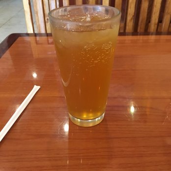 Zara's Mediterranean Kitchen - Zara's "special" iced tea (sweet tea made with rose water). Not overly sweet, and very refreshing - Halal Near Me - Spring, Texas
