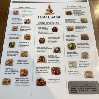 Thai Esane - Menu - Thai Near Me - Nashville, Tennessee Thai Esane - Menu - Thai Near Me - Nashville, Tennessee