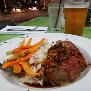 Dish - Fabulous meatloaf with mashed potatoes and baby carrots. - American Near Me - La Canada Flintridge, California