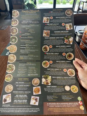 Menu photo 1 Pho Bar Vietnamese Kitchen Orlando, FL Menu photo 1 Pho Bar Vietnamese Kitchen Orlando, FL