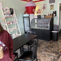 Red Cardinal Desserts & Cafe - More seating and more display cases