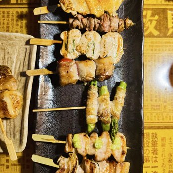 Yuchan Shokudo - Teba, buta wrapped veggies, bara and kizami-wasabi mix - Ramen Near Me - Davis, California Yuchan Shokudo - Teba, buta wrapped veggies, bara and kizami-wasabi mix - Ramen Near Me - Davis, California