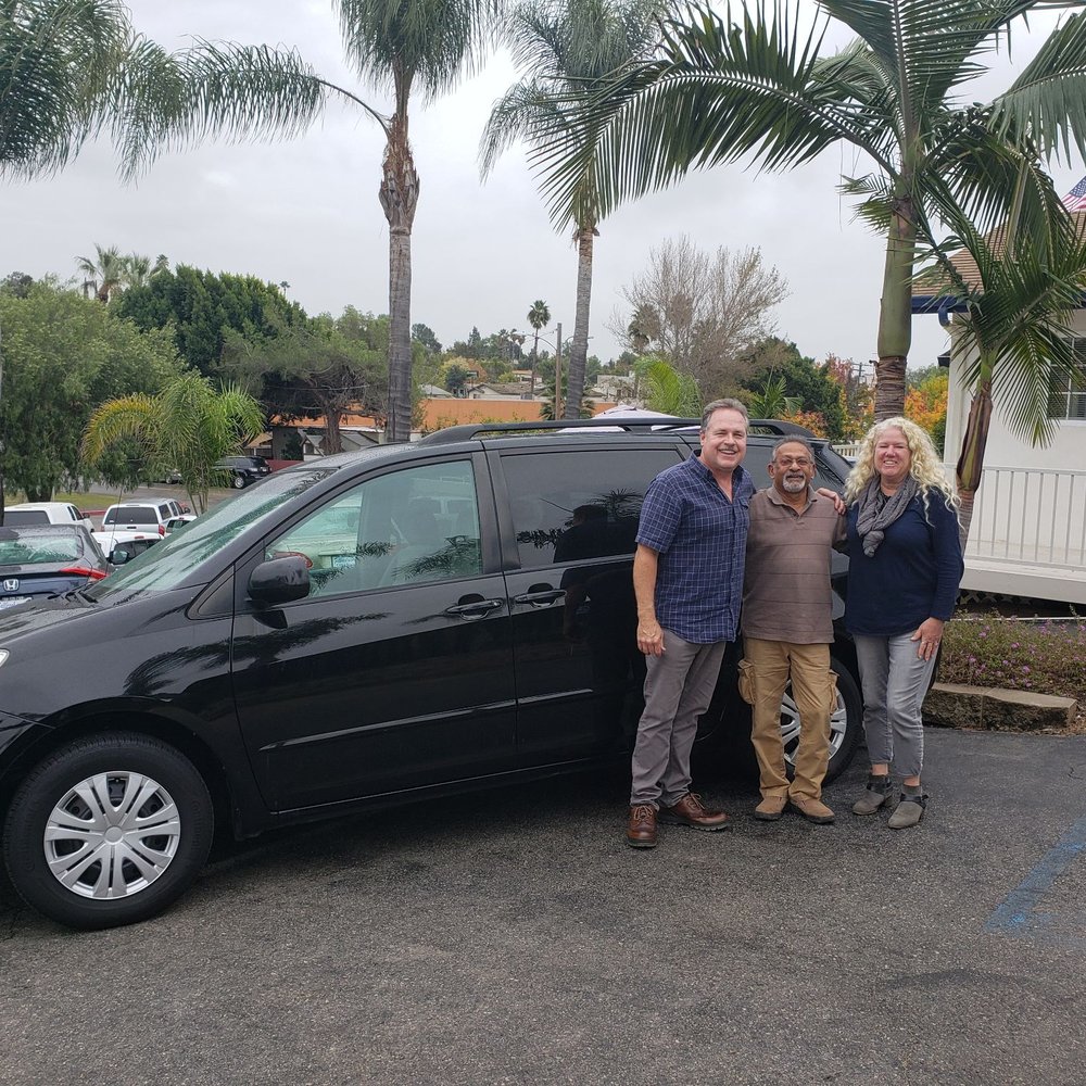 We have had the great privilege of purchasing our last three vehicles from Tim Redmond and Rosie Redmond at Fallbrook Motors. We have had the great privilege of purchasing our last three vehicles from Tim Redmond and Rosie Redmond at Fallbrook Motors.
