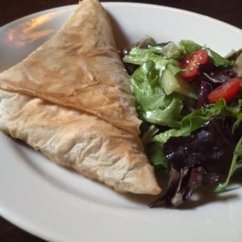 Mazzat - Spanikopita, came with salad - Tapas Bars Near Me - Brooklyn, New York Mazzat - Spanikopita, came with salad - Tapas Bars Near Me - Brooklyn, New York