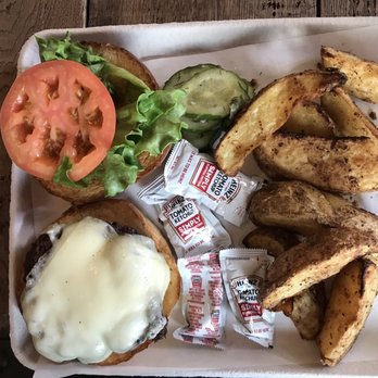Root Down Brewing - Basic burger - Bars Near Me - Phoenixville, Pennsylvania Root Down Brewing - Basic burger - Bars Near Me - Phoenixville, Pennsylvania