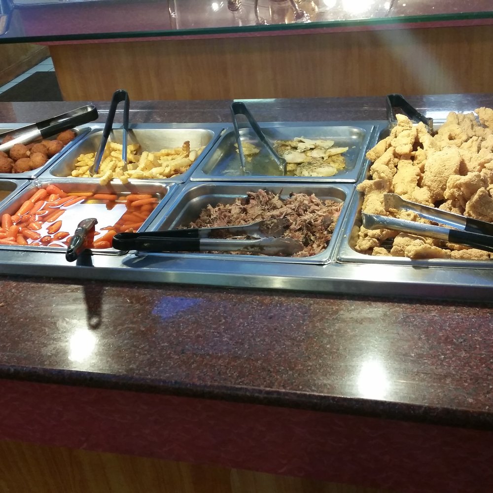 Bubby's BBQ - Hot bar 2 fresh fried catfish, hush puppies, carrots, fries, and baked fish. - Buffets Near Me - Corbin, Kentucky Bubby's BBQ - Hot bar 2 fresh fried catfish, hush puppies, carrots, fries, and baked fish. - Buffets Near Me - Corbin, Kentucky