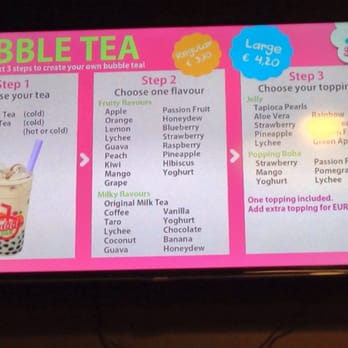 Bubble Bar - Menu1 - Coffee & Tea Near Me - Antwerp, VAN Bubble Bar - Menu1 - Coffee & Tea Near Me - Antwerp, VAN