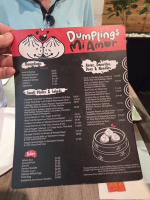 Menu photo 6 Dumplings Mi Amor Miami, FL