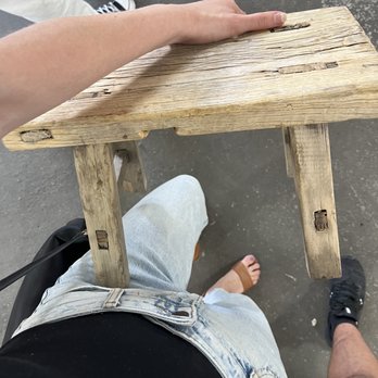Olive Ateliers - Snagged a cute reclaimed elm wood step stool. Only $35! - Furniture Stores Near Me - Los Angeles, California