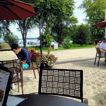 Reilly's Pub - View across the little road to Green Lake - Pubs Near Me - Markesan, Wisconsin