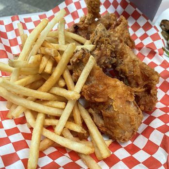 Cham Korean Food - Fried Chicken Set (TikTok: @justandyvu) - Korean Near Me - Santa Ana, California