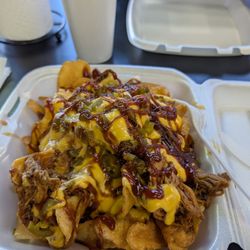 3 Bay Bbq & Bakery - Pulled pork nachos