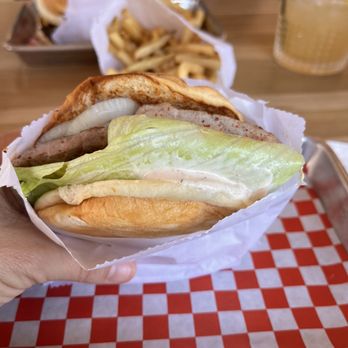 Hamburger Hut - Yellowtail Fish Sandwich!! - Cocktail Bars Near Me - Encinitas, California Hamburger Hut - Yellowtail Fish Sandwich!! - Cocktail Bars Near Me - Encinitas, California
