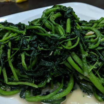 Nyonya - Chinese watercress w.preserved bean curd sauce - Malaysian Near Me - New York, New York
