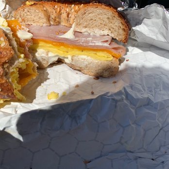 Shirley's Bagels - Ham bagel - Bagels Near Me - Costa Mesa, California Shirley's Bagels - Ham bagel - Bagels Near Me - Costa Mesa, California