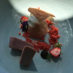 Halfway Bridge Inn - Strawberries and cream.