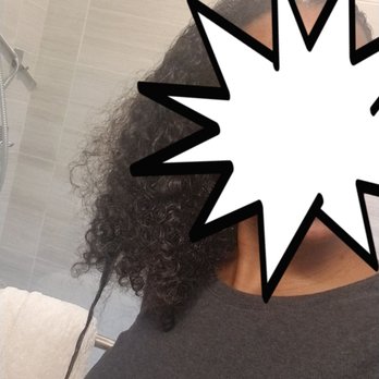 The Attitude Adjuster - My natural hair before the cut - Hair Stylists Near Me - Hollywood, California
