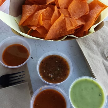 Taco Mesa - Red chips and salsa - Mexican Near Me - Costa Mesa, California