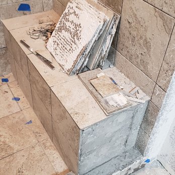 Mike Shafer Handyman - Tiles popped off in one piece, didnt even break - Handyman Near Me