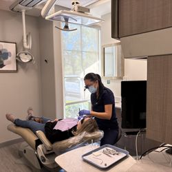 Ortega Cottage Dentistry - San Juan - Patient receiving dental cleaning and exam