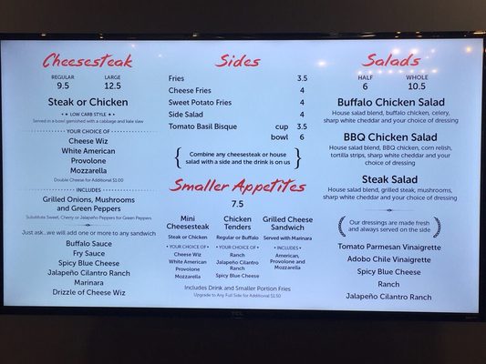 Menu photo 7 Forefathers Cheesesteaks Scottsdale, AZ