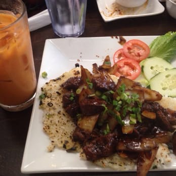 Pho & Grill - Shaken beef with crispy rice was so tender & rich in flavor. - Vietnamese Near Me - Fort Worth, Texas Pho & Grill - Shaken beef with crispy rice was so tender & rich in flavor. - Vietnamese Near Me - Fort Worth, Texas