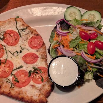Clive's Roadhouse - The pizza and salad was the special of the week. Very good! - Barbeque Near Me - Champlin, Minnesota