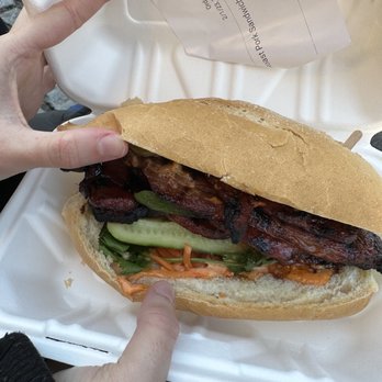 Saiguette - Banh mi with pork shoulder - Vietnamese Near Me - Manhattan, New York Saiguette - Banh mi with pork shoulder - Vietnamese Near Me - Manhattan, New York