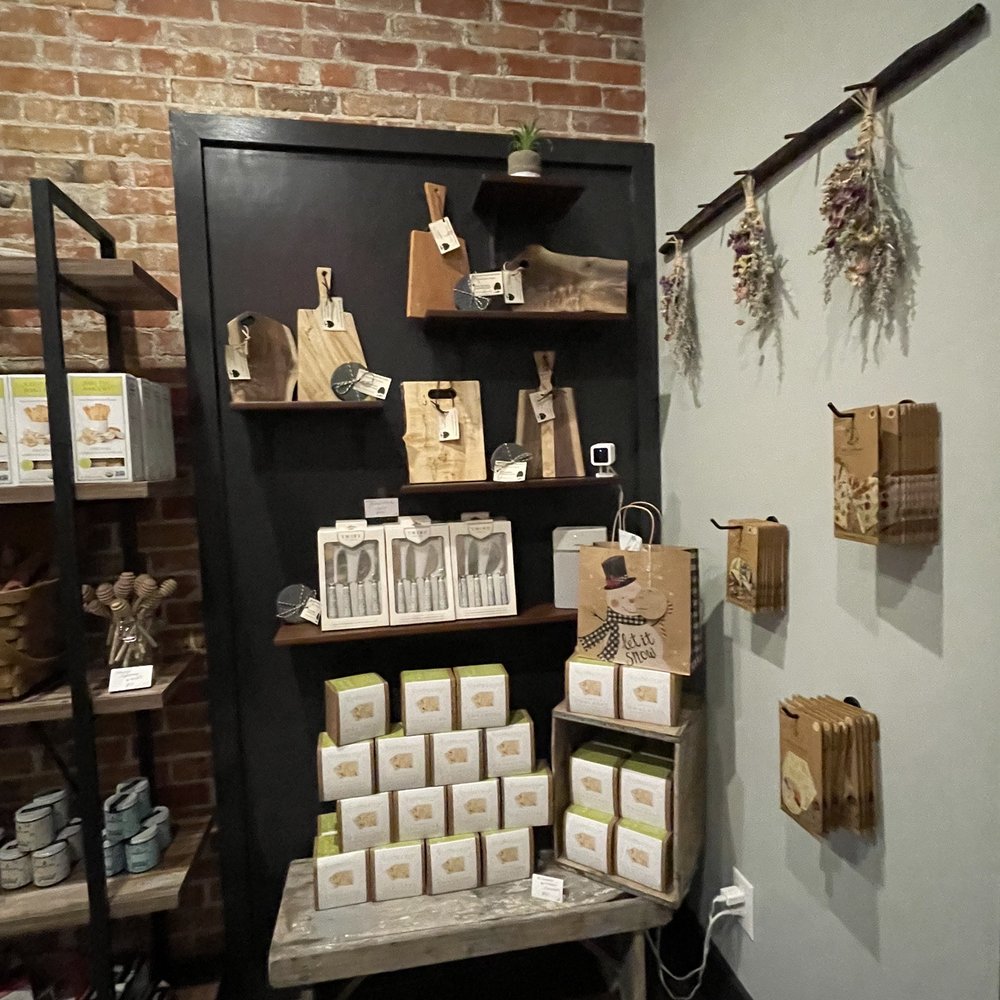 Edible Picasso - a display of food items in a store - Salad Near Me - Cape Charles, Virginia