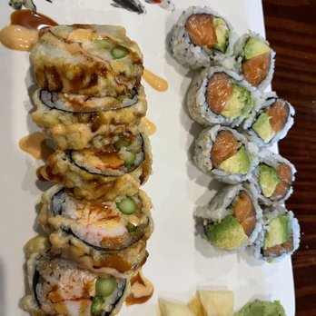 Sushi Garden - 3. Dynamite Roll and 4. Salmon Avocado Roll - Sushi Bars Near Me - Jacksonville, Florida